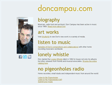 Tablet Screenshot of doncampau.com