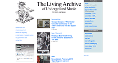 Desktop Screenshot of livingarchive.doncampau.com